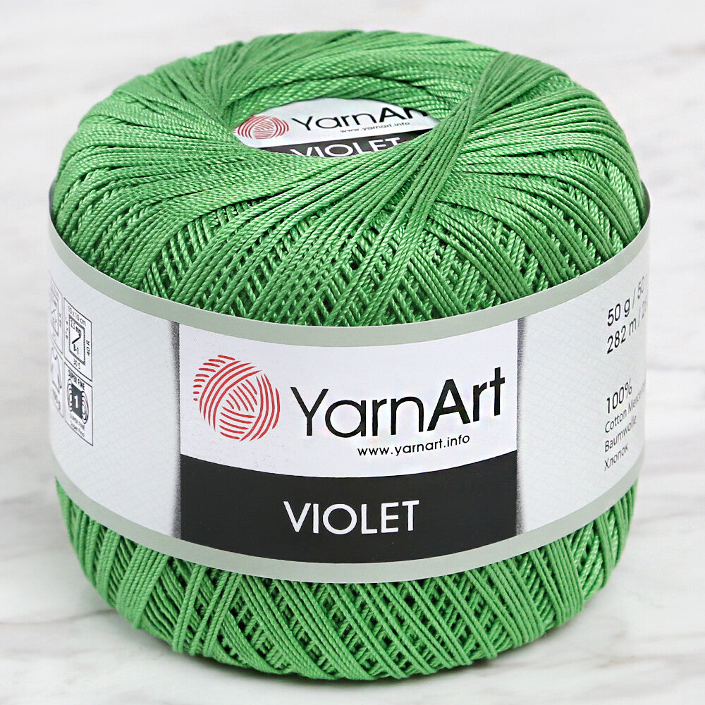 Yarnart Violet Yeşil Dantel İpi - 6332